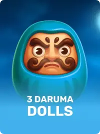 3 Daruma Dolls 3 Daruma Dolls